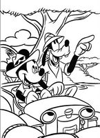 kolorowanki Goofy do wydruku malowanka Disney numer 50